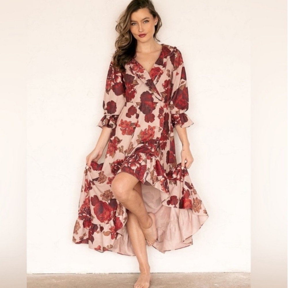 Joyfolie Small Madlynn Dress Blush Floral
